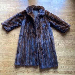 Vintage 100% mink coat
